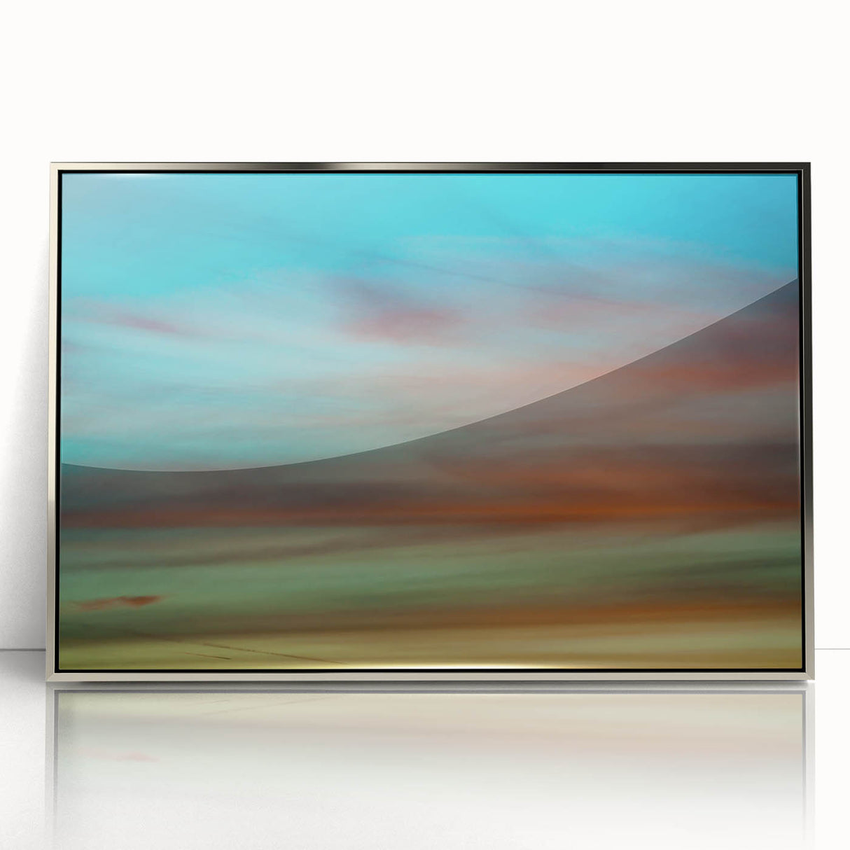 Dreamy Horizon Abstract Wall Art – Colorful Sky Motion Photography