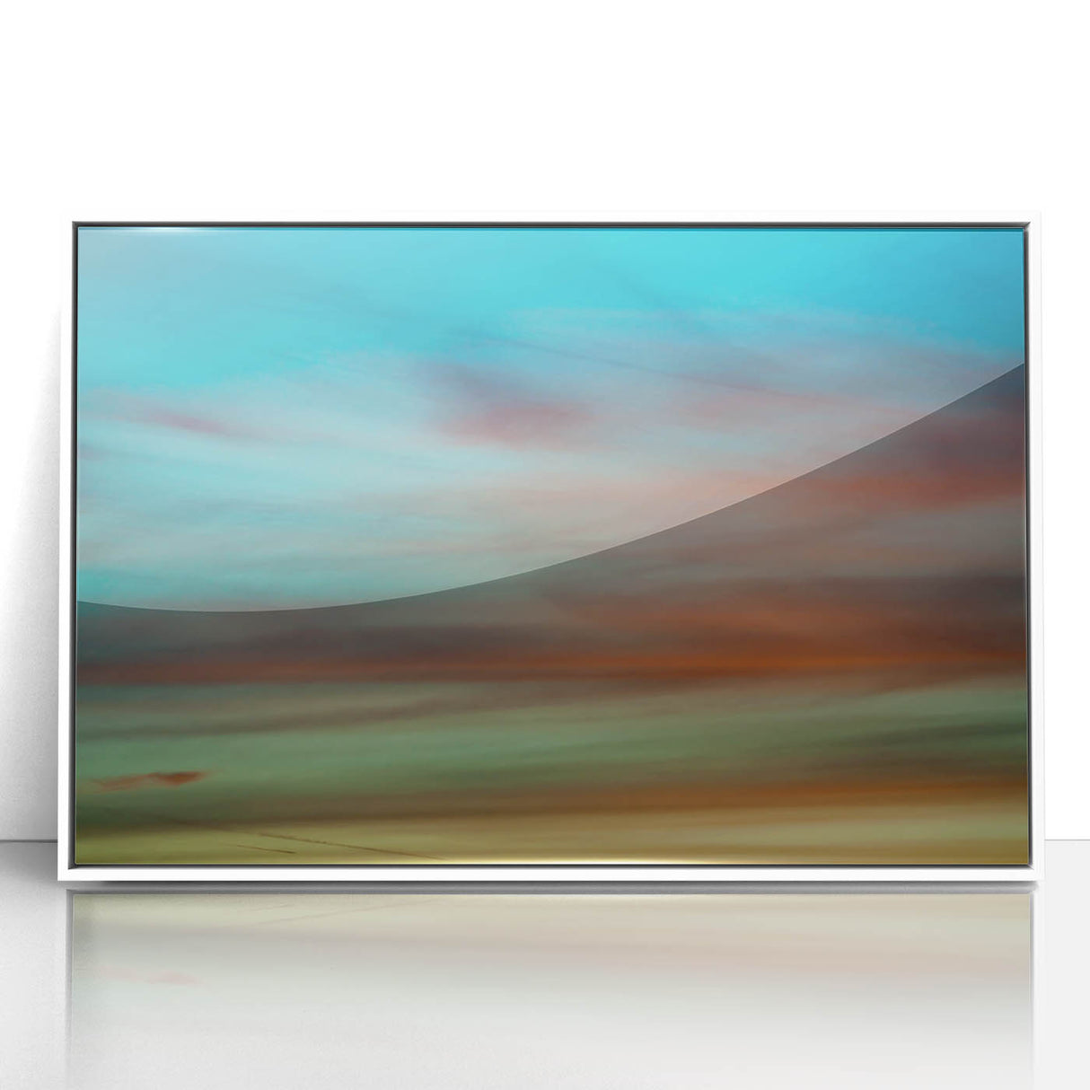 Dreamy Horizon Abstract Wall Art – Colorful Sky Motion Photography