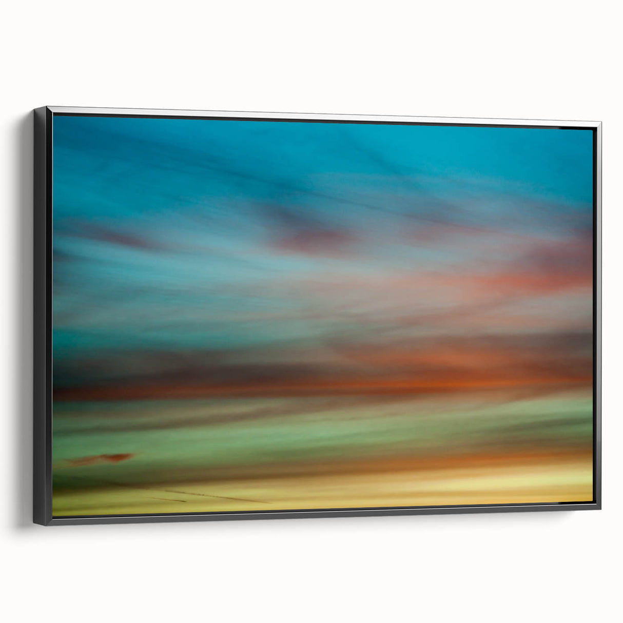 Dreamy Horizon Abstract Wall Art – Colorful Sky Motion Photography