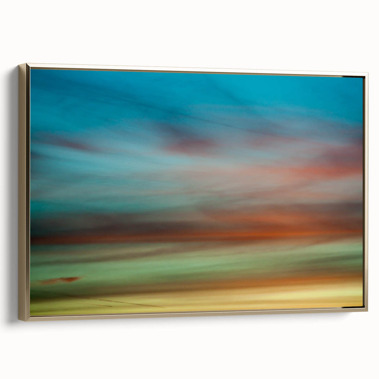 Dreamy Horizon Abstract Wall Art – Colorful Sky Motion Photography