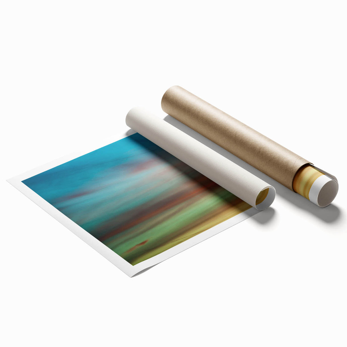 Dreamy Horizon Abstract Wall Art – Colorful Sky Motion Photography