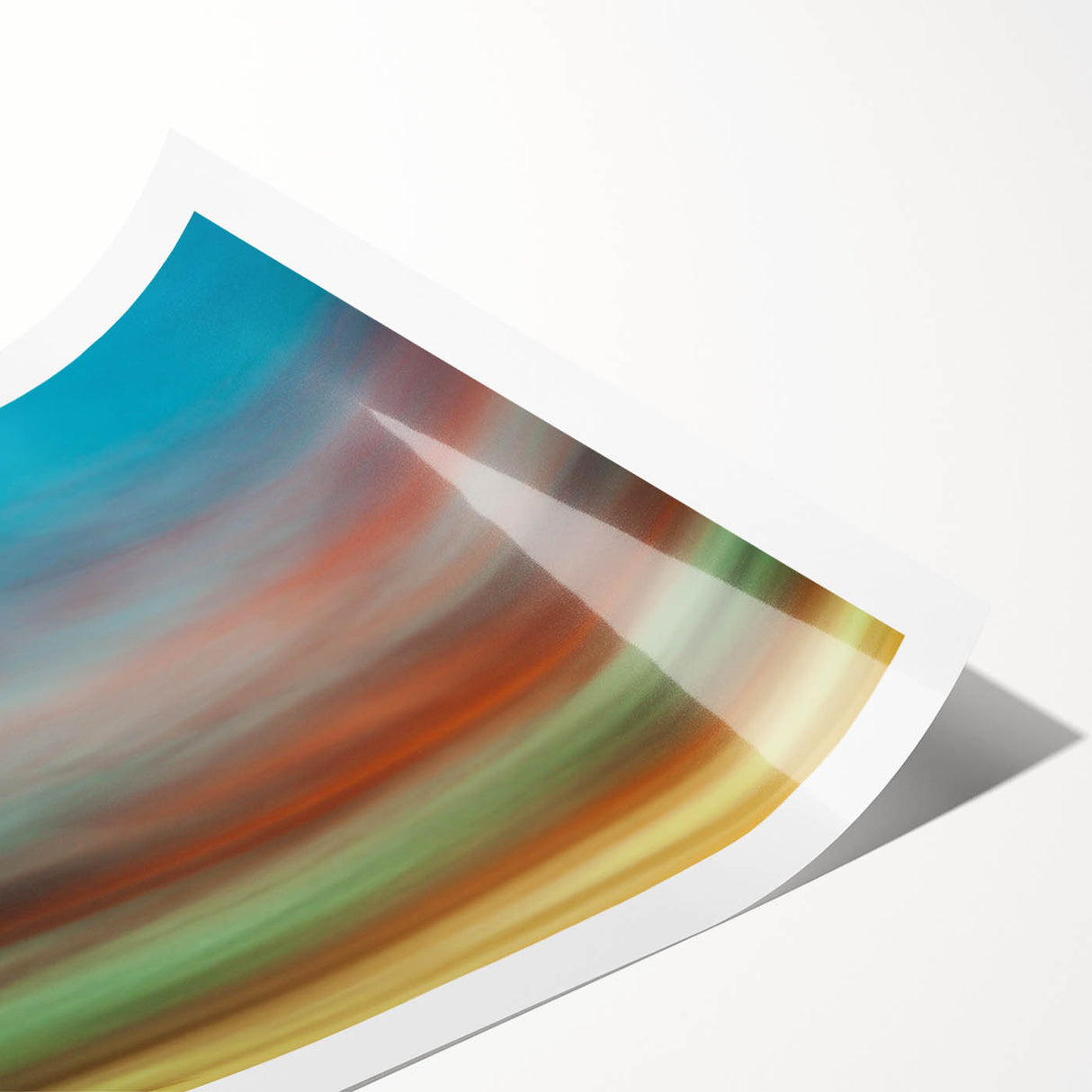 Dreamy Horizon Abstract Wall Art – Colorful Sky Motion Photography