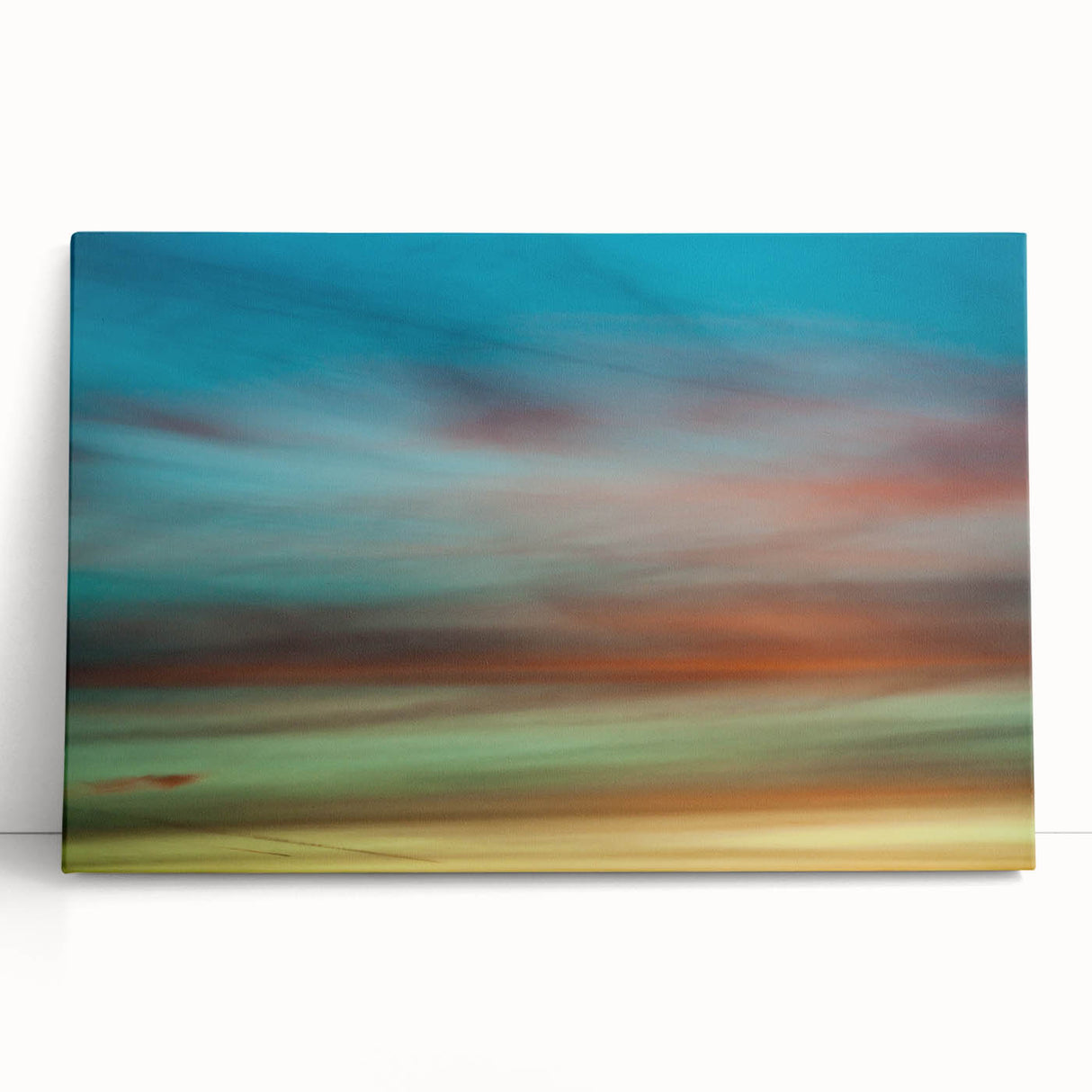 Dreamy Horizon Abstract Wall Art – Colorful Sky Motion Photography
