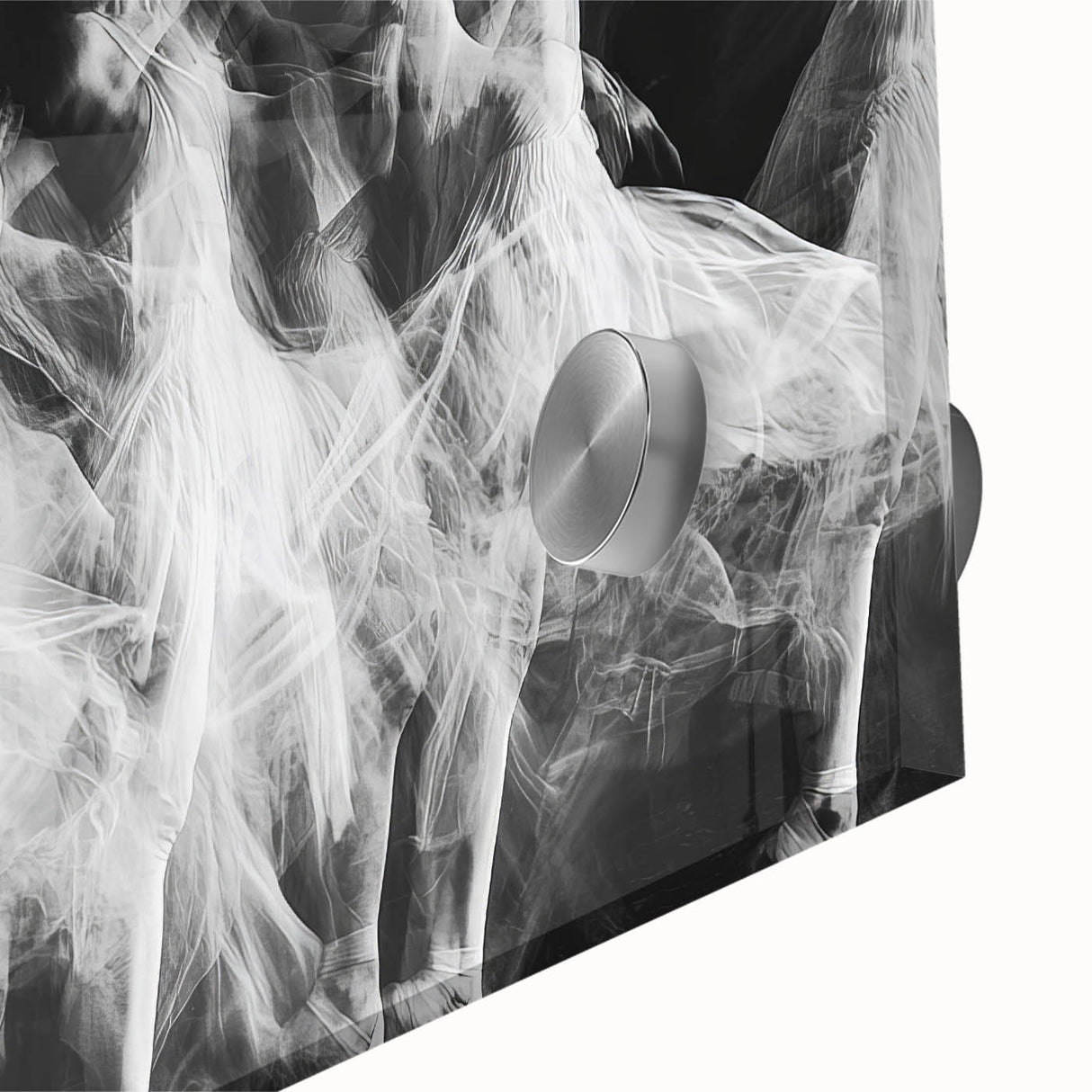 Echo of Motion – Emotive Ballerina in Dynamic Abstract Wall Art