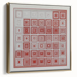 Abstract geometric framed canvas artwork in silver and gold tones, featuring sharp angles and a modern design. Ideal for contemporary home décor.