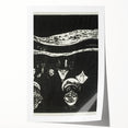 Expressionist Anxiety Print – Bold Black and White Abstract Wall Art