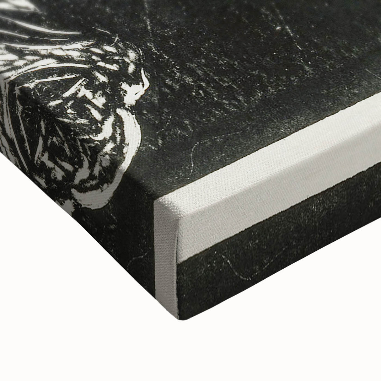 Expressionist Anxiety Print – Bold Black and White Abstract Wall Art