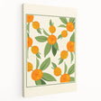Large canvas print featuring an array of colorful fruits, ideal for kitchen wall art.