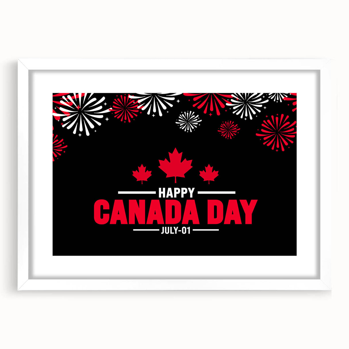 Maple Leaf Wall Art & Patriotic Canada Prints - Canada Day Decorations