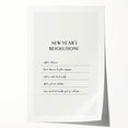 Funny New Year's Resolutions - New Year Wall Art Print