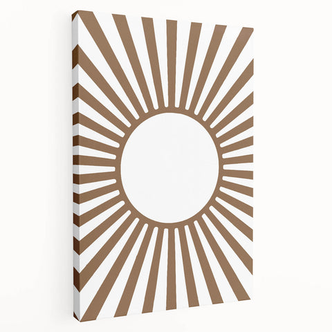 Boho Sunburst - Boys Room Wall Art Kids Bedroom Decor