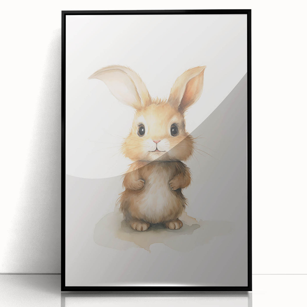Adorable Bunny Nursery Wall Art - Baby Room Decor Print