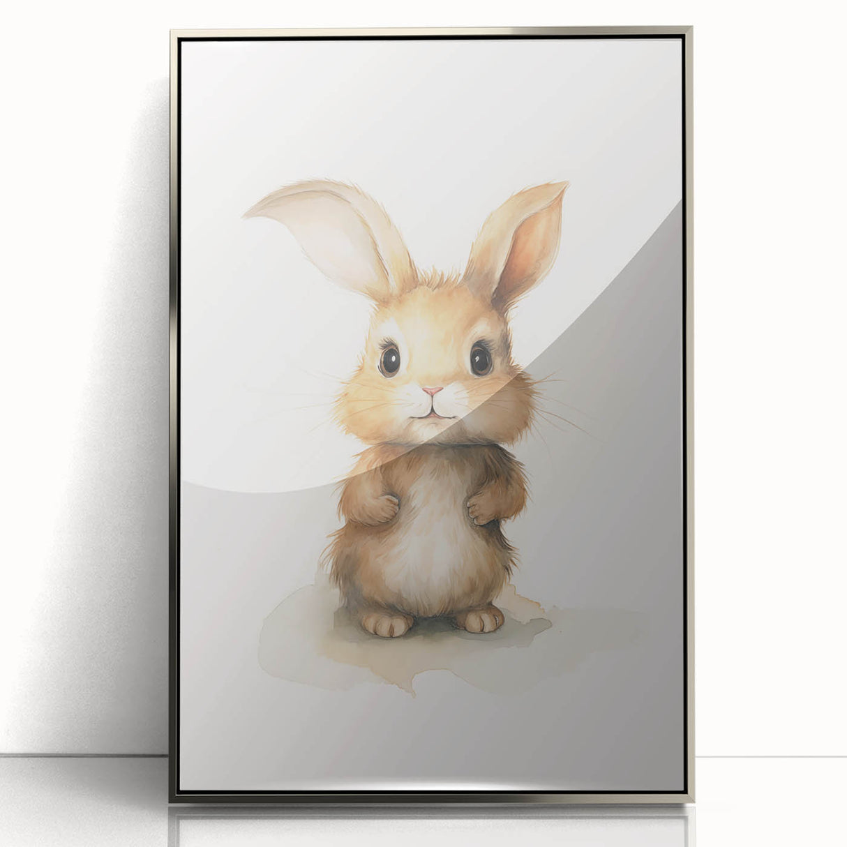 Adorable Bunny Nursery Wall Art - Baby Room Decor Print