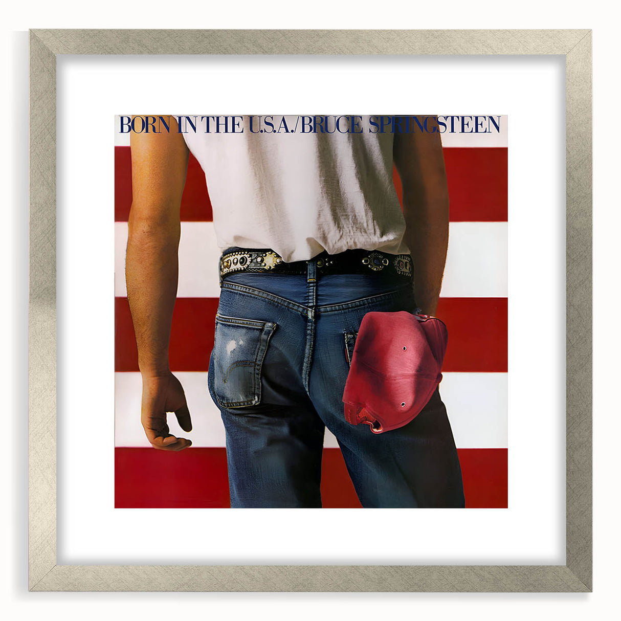 Retro Wall Art – Bruce Springsteen Born in the USA Canvas Print