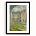 Renaissance Courtyard Art Print by Lajos Csordák – Serene Masterpiece