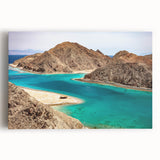 Black and white stretched canvas featuring a large, detailed illustration of African scenery, ideal for kitchen wall art.