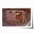 Ethiopian landscape with vibrant greenery on a large rolled canvas, suitable for dining room or bathroom wall art.