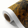 Art Deco poster of African scenery on rolled canvas, featuring muted earth tones, ideal for nursery wall art.