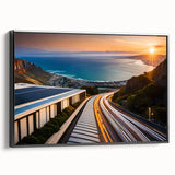 Black and white landscape art painting of African scenery on framed canvas, suitable for bedroom wall decor.