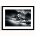 Extra large abstract art print featuring vibrant, colorful scenery of Nepal on a textured canvas.