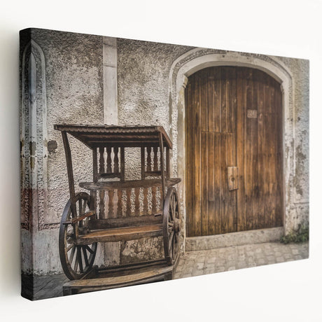 Large art depicting a serene Philippine landscape on stretched canvas, with lush green tones, ideal for kitchen wall decor.