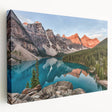 Large canvas art of Alberta, Canada scenery in natural, earthy tones, suitable for kitchen wall decor.
