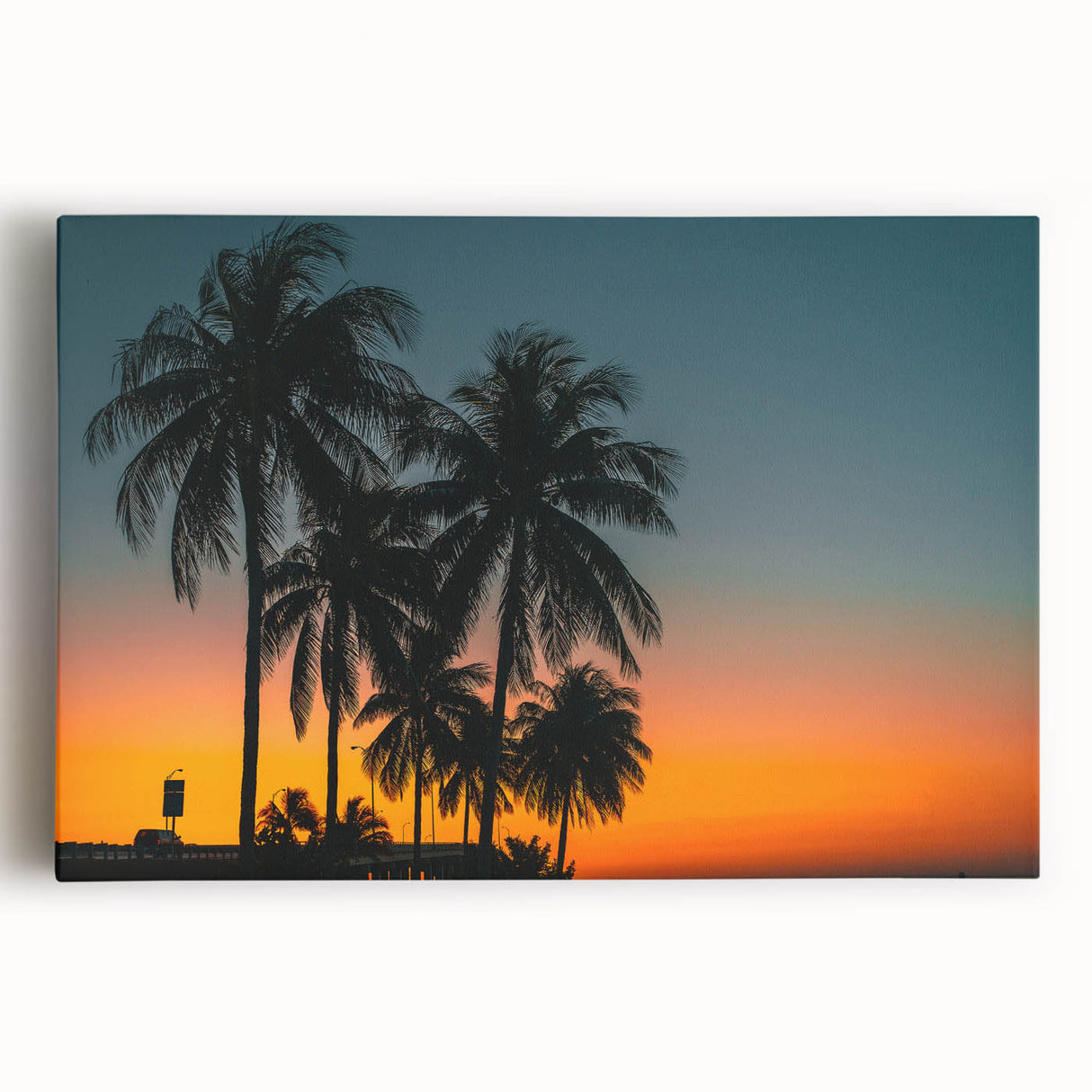 Black and white photograph of a classic car in Havana on stretched canvas, ideal for kitchen wall art or bedroom decor.