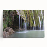Large black and white photo of a Caribbean beach on stretched canvas, suitable as kitchen wall art.