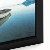 Extra large framed canvas featuring a textured black wall art with colorful Caribbean scenery, ideal for living room decor.