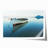 Extra large rolled print of Martinique scenery with vibrant green and blue hues, ideal for art wall dining room.