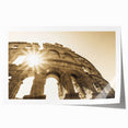 Rolled print of a scenic Croatian landscape with vibrant green and blue tones, ideal for art wall dining room decor.