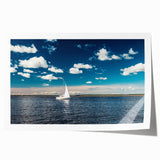 Extra large rolled print of a serene Estonian landscape with soft floral elements, ideal for art wall dining room.