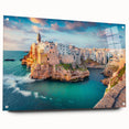 Acrylic print of a Corsican landscape in muted earth tones, ideal for bedroom or dining room decor.