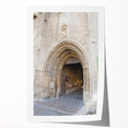 Rolled print of Provence scenery with vibrant floral elements on a canvas, ideal for art wall dining room.