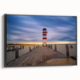 Black and white framed canvas of a vintage Hungarian landscape, ideal for bedroom wall decor.
