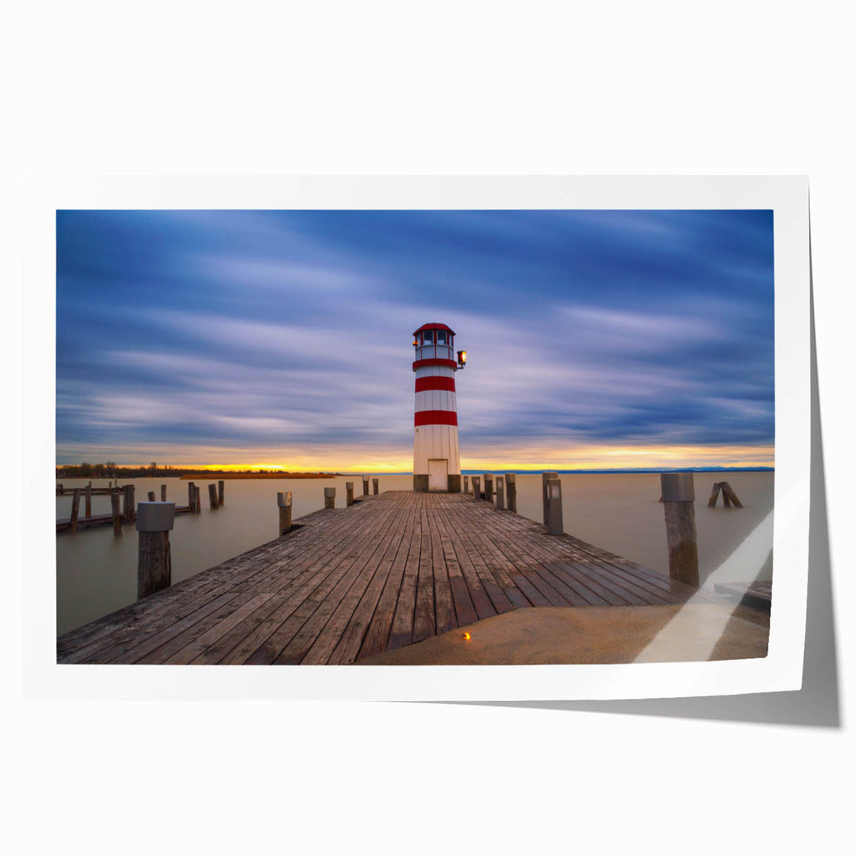Extra large rolled print of a European Hungarian scenery with vibrant floral elements, ideal for dining room wall art.