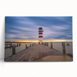 Black and white photograph of a European cityscape on stretched canvas, suitable for kitchen wall art.