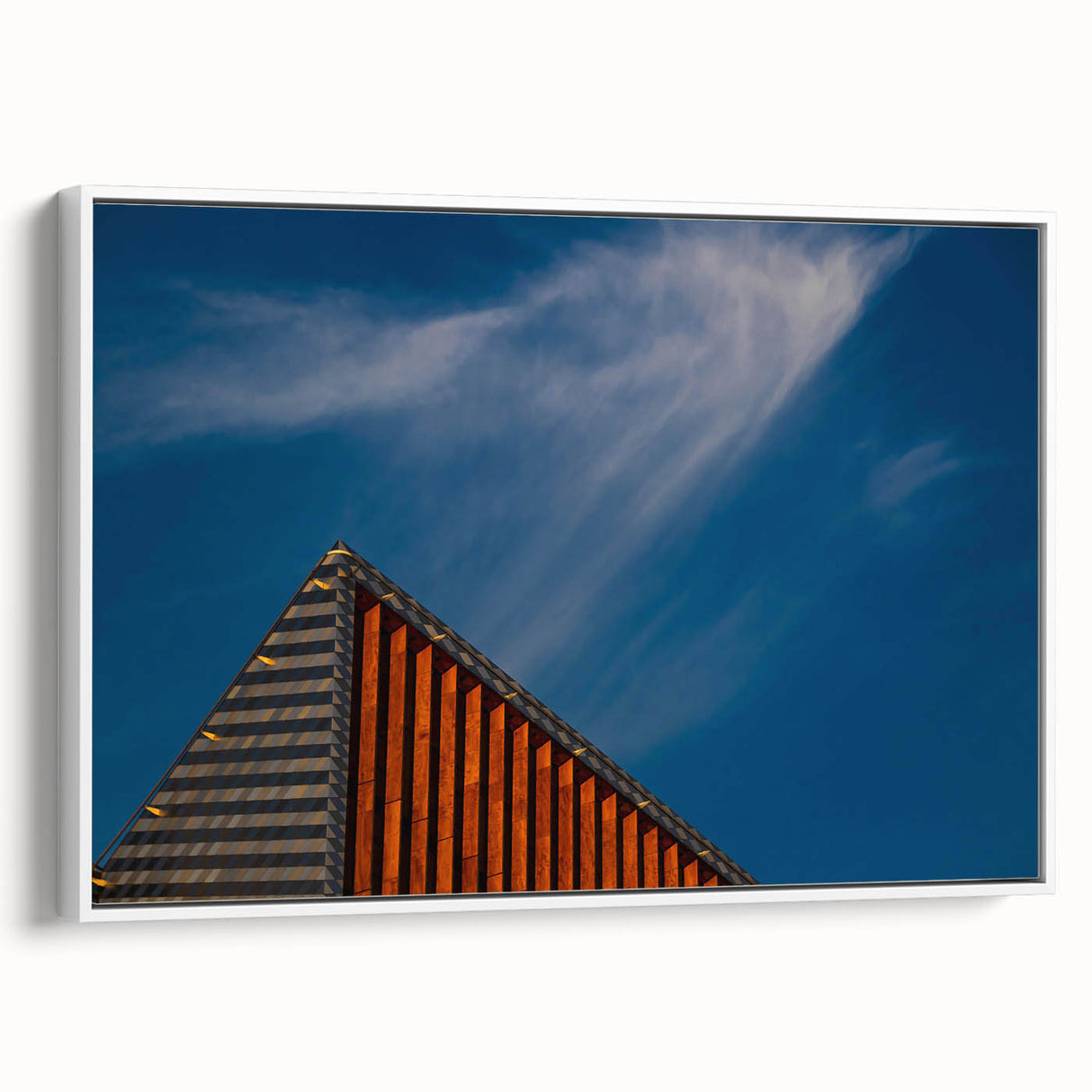 Vintage poster art of a European Lithuania scenery on framed canvas, featuring vibrant colors, ideal for living room decor.