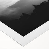 Art deco poster featuring a scenic view of a Slovenian landscape on rolled canvas, suitable for dining room wall art.