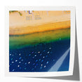 Rolled canvas print of a floral scene in soft pastel shades, ideal for art wall dining room.