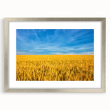 Textured abstract art print depicting a European scenery in muted earth tones on a framed canvas, suitable for bedroom art.