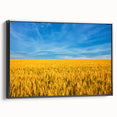 Black and white landscape art painting of a European scenery on framed canvas, suitable for bedroom wall decor.