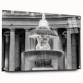 Acrylic print of the Vatican scenery in muted earth tones, ideal for dining room decor.