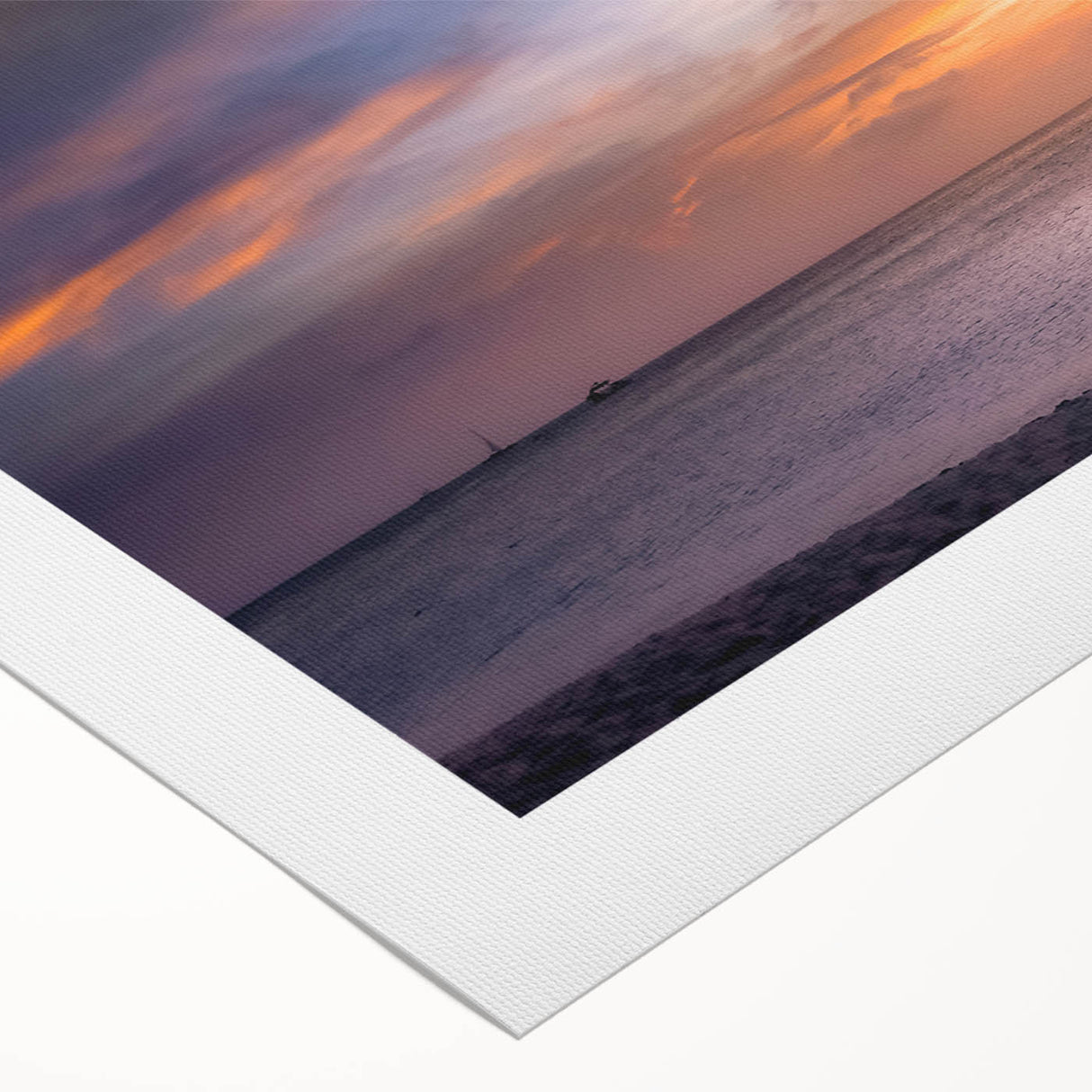 Art deco poster of Cancun scenery on rolled canvas, featuring pastel shades, ideal for dining room wall art.