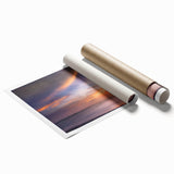 Extra large rolled print of Cancun scenery with vibrant floral elements, ideal for classy bathroom wall art.
