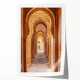 Extra large rolled print depicting a scenic view of Saudi Arabia with vibrant floral elements.