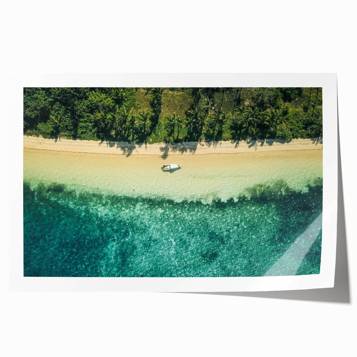 Extra large rolled print of a floral scene in vibrant colors, ideal for art wall dining room.
