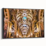 Black and white landscape art painting of Santiago, Chile on framed canvas, suitable for bedroom wall decor.