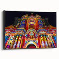 Black and white framed canvas depicting a vintage-style landscape of Ecuador, ideal for bedroom wall art.
