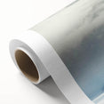 Art deco poster of Alaskan scenery in soft pastel shades on rolled canvas, ideal for nursery wall art.